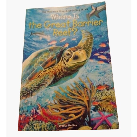 Where Is The Great Barrier Reef Nico Medina Paperback Scholastic - Picture 1 of 2